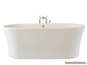 FUSION - Freestanding oval bathtub _ Devon&Devon