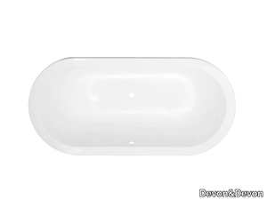 BAYSWATER 17 - Oval built-in bathtub _ Devon&Devon