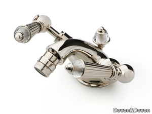 DIAMOND - Countertop brass bidet tap with swivel spout _ Devon&Devon