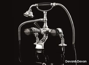 BLACK MORRIS - 3 hole bathtub set with hand shower _ Devon&Devon