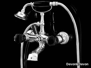 BLACK MORRIS - 3 hole wall-mounted bathtub mixer _ Devon&Devon