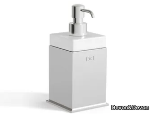 CUBE - Metal Bathroom soap dispenser _ Devon&Devon