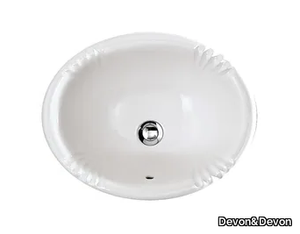 VICTORIAN - Undermount oval washbasin _ Devon&Devon