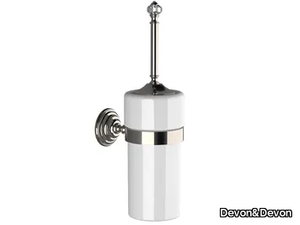 GEMSTONE - Wall-mounted ceramic toilet brush _ Devon&Devon