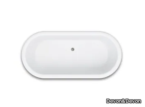 SWANSEA 16 - Oval built-in bathtub _ Devon&Devon