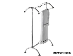 SINGLE - Standing brass towel rail _ Devon&Devon