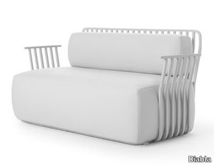 GRILL - Fabric sofa with removable cover _ Diabla