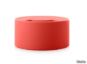 LIPSTICK - Round polyethylene garden side table _ Diabla