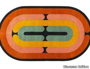 MINOTOR OBLONG – CUIVRE - Handmade oval wool rug _ Diacasan Edition