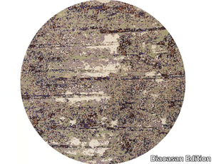 BRICKS - LICHEN - ROUND - Round handmade rug _ Diacasan Edition