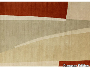 MIKADO - TUILE - Rectangular handmade wool rug _ Diacasan Edition