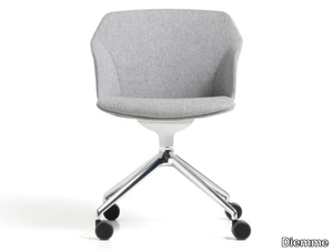 CLOP - Swivel fabric office chair with castors _ Diemme