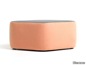 CROSS - Upholstered fabric pouf _ Diemme