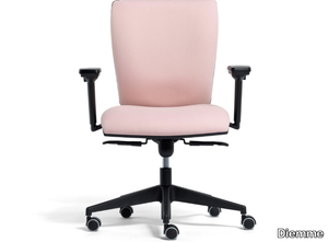 FIVE - Fabric office chair with armrests with 5-Spoke base _ Diemme