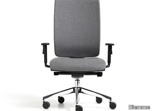 GOAL - Fabric office chair with armrests with 5-Spoke base _ Diemme