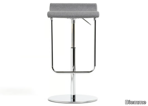 PRINCE - Fabric stool height-adjustable with footrest _ Diemme