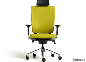 STYLE - Fabric office chair with 5-Spoke base with castors _ Diemme