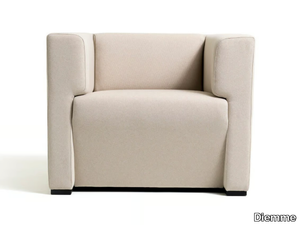 TOFFEE - Fabric armchair with armrests _ Diemme