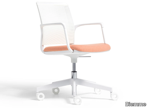 HOST - Swivel height-adjustable chair with 5-spoke base _ Diemme