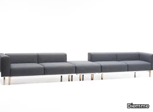 BREAD - Sectional 5 seater fabric sofa _ Diemme