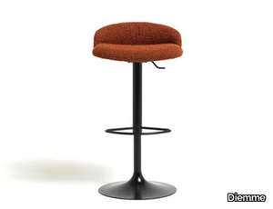 LOFT - Swivel fabric barstool height-adjustable _ Diemme