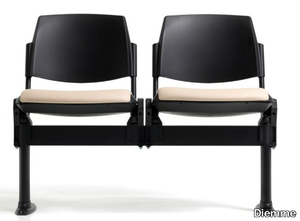 NEW BONN - Polypropylene beam seating with tip-up seats _ Diemme