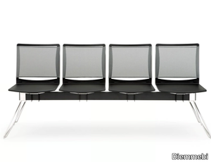 S’MESH PLASTIC - Freestanding beam seating _ Diemmebi