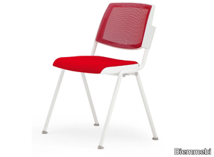 VOLÉE NET SOFT - Stackable fabric chair _ Diemmebi