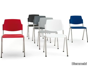 VOLÉE PLASTIC - Polypropylene chair _ Diemmebi