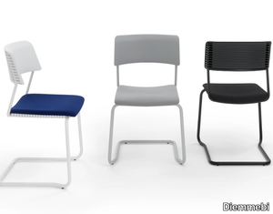 CALA PLUS - Cantilever polypropylene chair _ Diemmebi