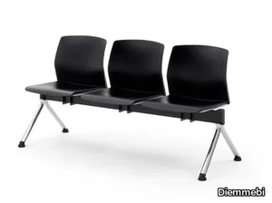 LIBRA PLASTIC - Freestanding plastic beam seating _ Diemmebi