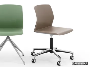 LIBRA PLASTIC - Height-adjustable swivel plastic office chair _ Diemmebi