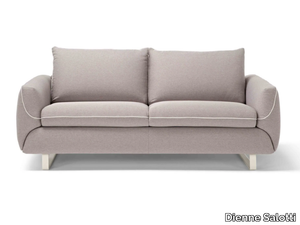 CANNES - Fabric sofa bed with removable cover _ Dienne Salotti