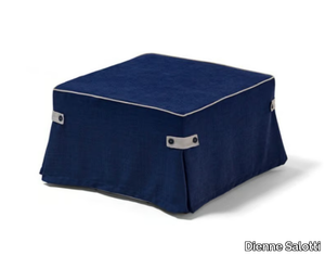 CHOP - Upholstered fabric pouf bed with removable lining _ Dienne Salotti