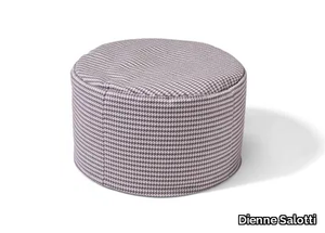 07 - Upholstered round fabric pouf _ Dienne Salotti