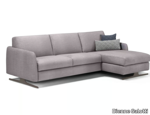 REVIVAL - 3 seater fabric sofa bed with chaise longue _ Dienne Salotti