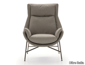 BEETLE - Fabric armchair with headrest _ Ditre Italia