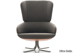 CUT - Wing fabric armchair with 4-spoke base _ Ditre Italia