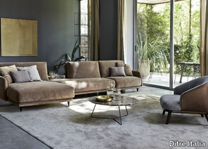 ELLIOT - Sectional fabric sofa with chaise longue _ Ditre Italia