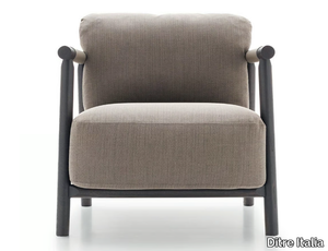 NATHY - Upholstered fabric easy chair with armrests _ Ditre Italia
