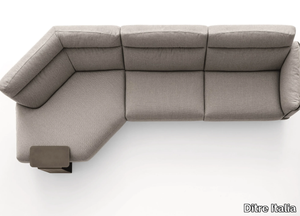 SKIN - Corner 4 seater sofa with integrated magazine rack _ Ditre Italia