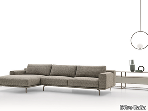 DALTON LOW - 3 seater fabric sofa with chaise longue _ Ditre Italia