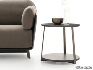 KAILUA - Wooden high side table with integrated magazine rack _ Ditre Italia