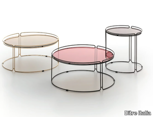 MONOLITH - Round metal coffee table _ Ditre Italia