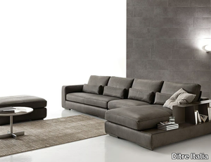 LOMAN LEATHER - Corner sectional leather sofa _ Ditre Italia