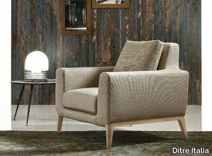 MILLER - Armchair with removable cover with armrests _ Ditre Italia