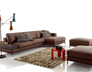 ARTIS LEATHER - Corner Eco-leather sofa _ Ditre Italia