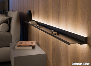 META - Wall shelf with integrated lighting _ Domus Line