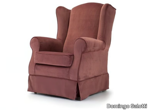 200 - Upholstered fabric armchair _ Domingo Salotti