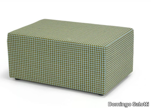 BASIC - Upholstered rectangular fabric pouf _ Domingo Salotti